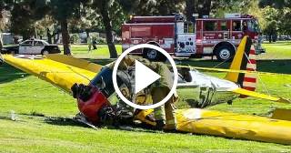 La suerte y su experiencia salvó la vida de Harrison Ford
