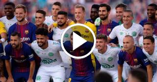 El Barça ganó 5-0 al Chapecoense brasileño en la final del trofeo "Joan Gamper"