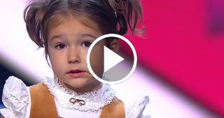 Niña rusa de 4 años deslumbra en televisión hablando siete idiomas