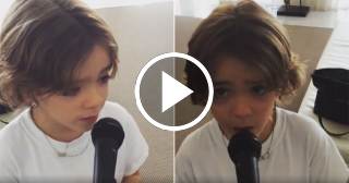ADORABLE: Mira que lindo canta el hijo de Juanes