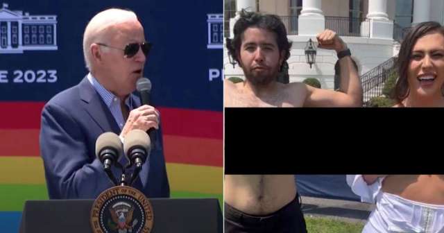 Casa Blanca califica de "inaceptable" el toples de activistas en evento LGBTIQ+