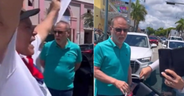 Exiliados cubanos increpan a simpatizantes del régimen en Miami