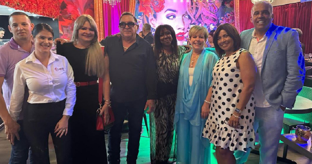 Antolín, Irela Bravo, Dianelys Brito y Omar Franco se reúnen en Miami