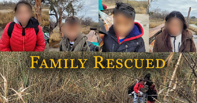 Familia de cuatro migrantes queda varada en medio de una isla en el Río Bravo