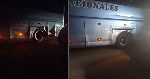 Camión se da a la fuga tras impactar a ómnibus que cubría la ruta Manzanillo-Habana