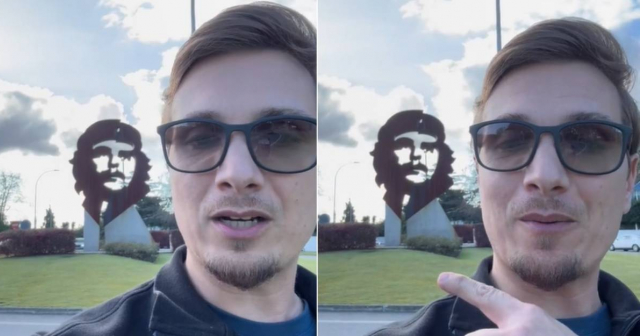 Español sobre monumento al Che Guevara en Galicia: "Es un gran amasijo de mierda"
