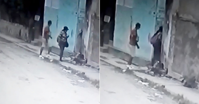 Captado en video dramático asalto armado a una mujer en La Habana