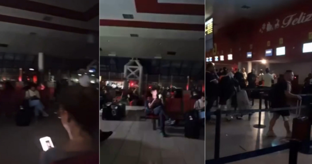 Viajeros son sorprendidos con apagón en el Aeropuerto José Martí de La Habana