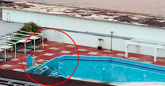 Se derrumba el trampolín de hotel Riviera de La Habana
