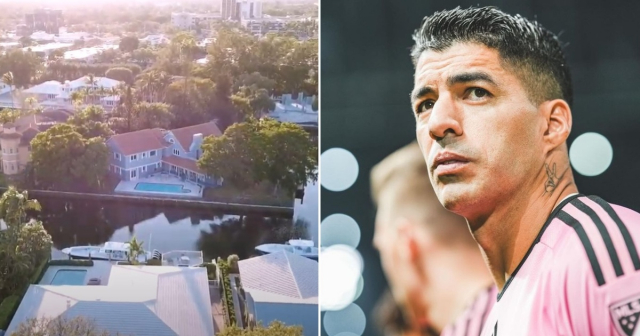 Luis Suárez compra mansión de 11,5 millones de dólares cerca de Messi en Fort Lauderdale