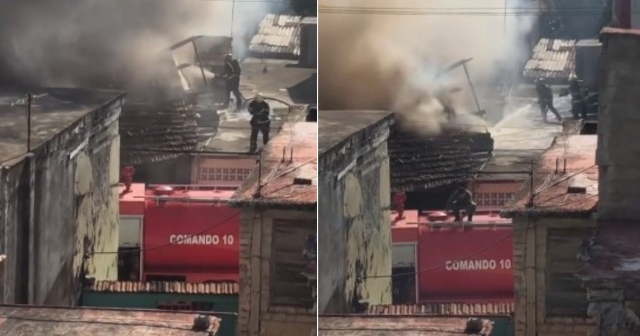 Se incendia vivienda en El Cerro, La Habana