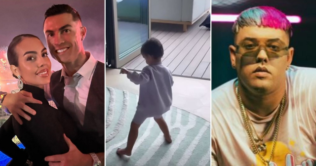 Hija de Cristiano Ronaldo y Georgina Rodríguez baila "La Triple M" y así reaccionó Mawell 