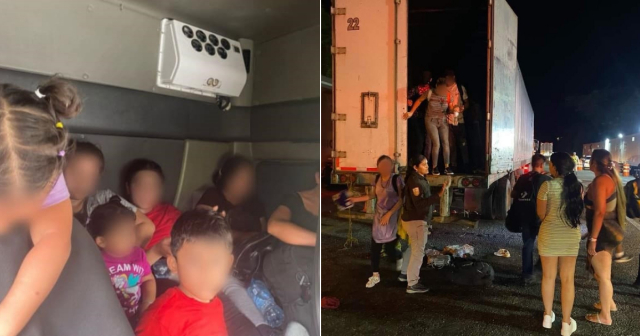 Detienen a 39 inmigrantes cubanos que viajaban hacinados en un camión en México