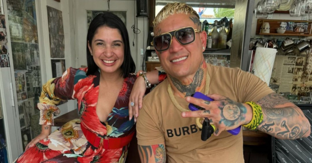 Osmani García y Yasbell Rodríguez se reencuentran en Miami: "Aquí casual con la gente de Guanajay"