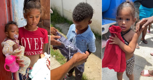 Niños cubanos reciben donaciones enviadas desde Miami