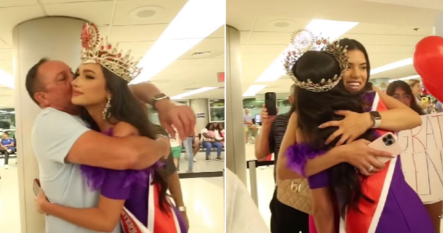 Ganadora cubana del Wonderful Teen International es recibida en Miami con gritos: “¡La reina llegó!”