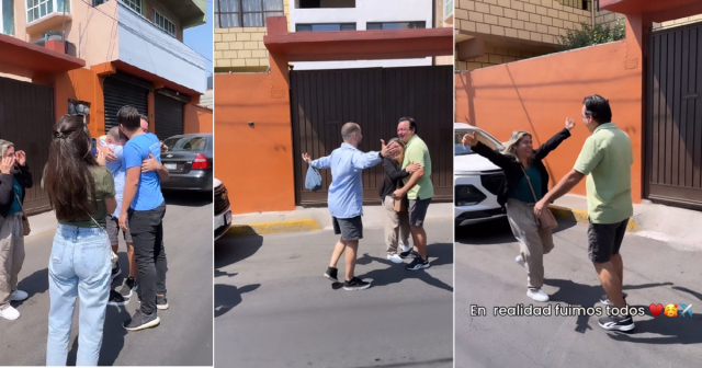 Familia cubana se reencuentra en México: "Abrazos que esperaron 2 años"