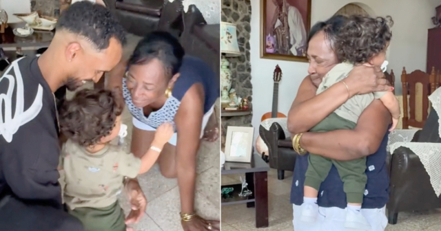 ¡Cumplieron un sueño! Abuela abraza a su nieto por primera vez en Cuba