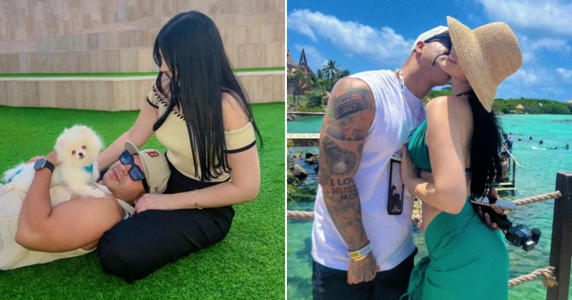 Yomil y Daniela Reyes derriten las redes con románticas fotos desde Cancún