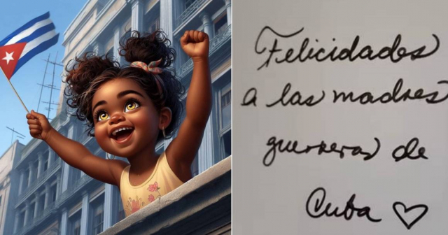 Familia de la niña Amanda Lemus envía emotiva felicitación a las madres en Cuba