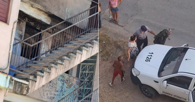 Hombre con enfermedad mental incendia su casa en La Habana y amenaza a los vecinos: "Dice que le va a dar candela al barrio"