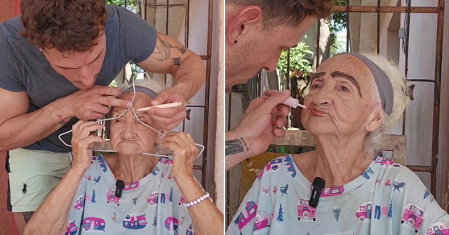 Martha, la abuela cubana viral, y su nieto se atreven con un tutorial de maquillaje