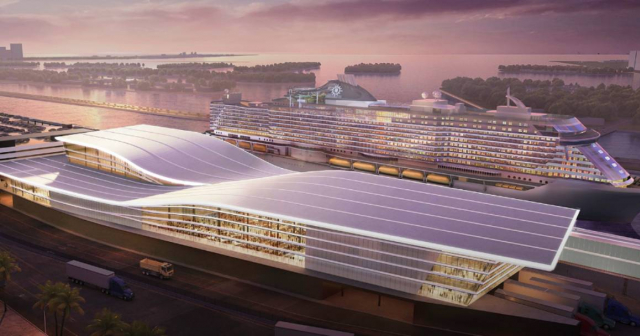 Terminal de cruceros MSC en PortMiami será la más grande del mundo