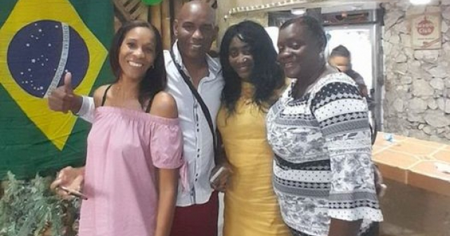 Tres Morenas del Caribe se dejan ver junto a Raúl Diago en La Habana