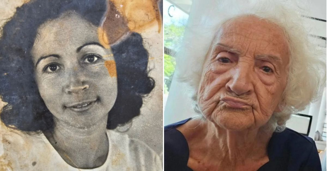 Así lucía Marta, la abuela más viral de Cuba cuando era joven