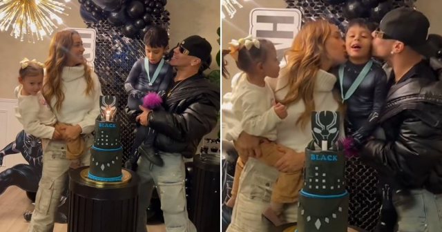 Lisandra Silva y Raúl Peralta celebraron el cumpleaños de su hijo con una fiesta temática de Black Panther