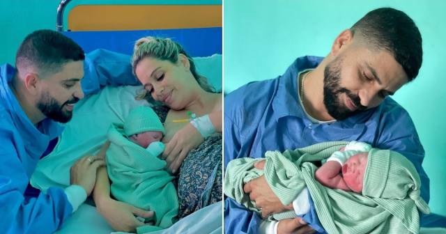 ¡Papás por segunda vez! Alejandro Cuervo y Arletis Rodríguez dan la bienvenida a su bebé Aston