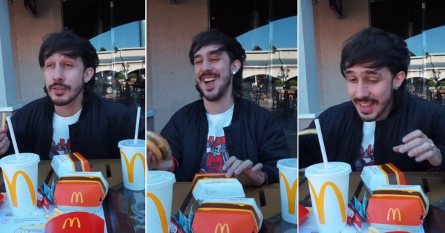  Cubano prueba su primera McDonald's: “Es lo más capitalista y americano que he hecho en mi vida”