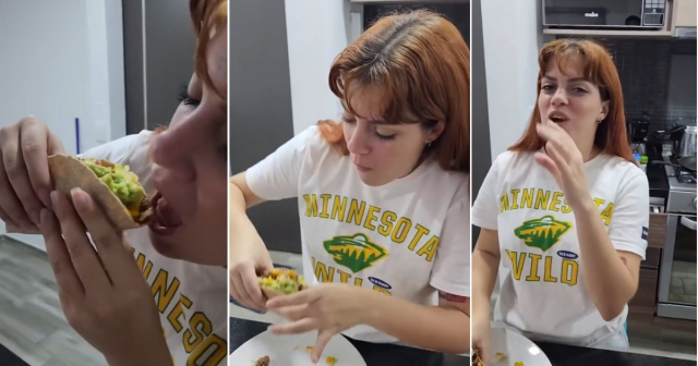 Joven mezcla Cuba y México en una receta única de tacos