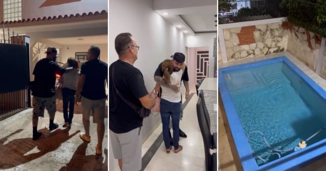 ¡Sueño cumplido! Charly les regala una casa con piscina a sus padres en Cuba: "Mis viejos me lo han dado todo"
