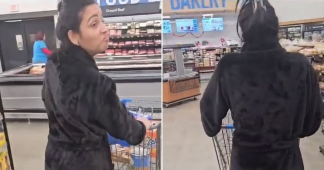 Cubana va de compras a Walmart con su marido con ropa de dormir: "Yo soy más loca que tú"
