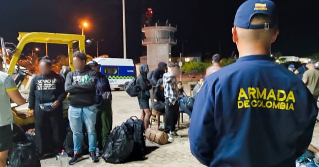 Un cubano entre los 32 balseros rescatados en el mar por la Armada de Colombia