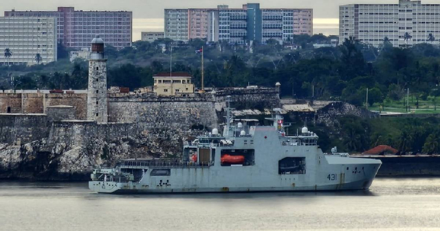 Canadá envió buque patrullero a Cuba para "disuadir", afirma el Ministro de Defensa