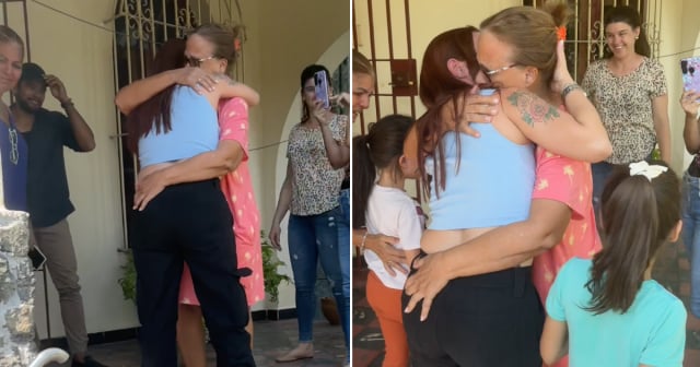 La felicidad del reencuentro: Cubana vuelve a abrazar a su madre en la isla luego de casi dos años