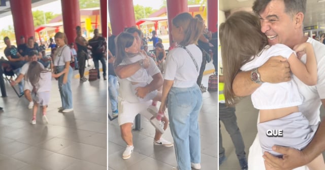 Viral: Cubana cumple el deseo de su hija y la lleva a la isla para que vea a su papá
