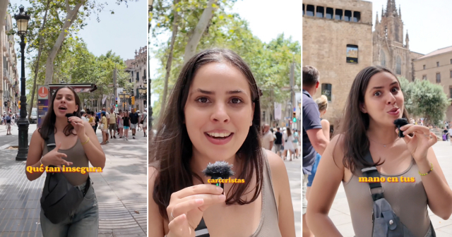 Cubana dice que Barcelona está "plagada de carteristas" y provoca debate en TikTok