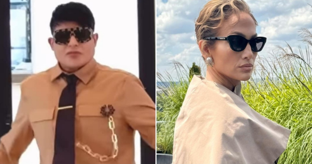 Le dicen a Eduardo Antonio que parece un CVP por su look y él responde comparándolo con el de Jennifer Lopez