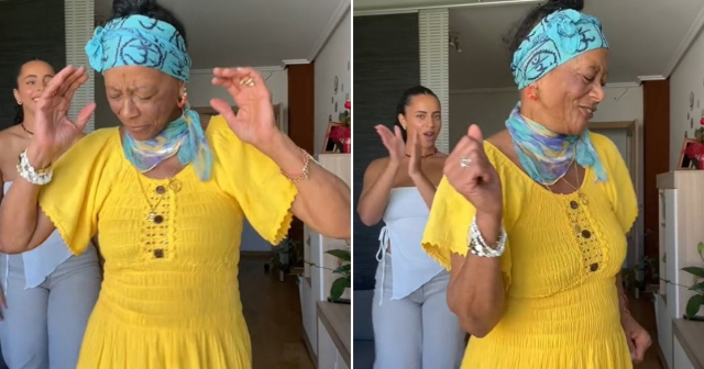 Abuela cubana conquista bailando con su nieta desde España: "Se le nota la sabrosura cubana"