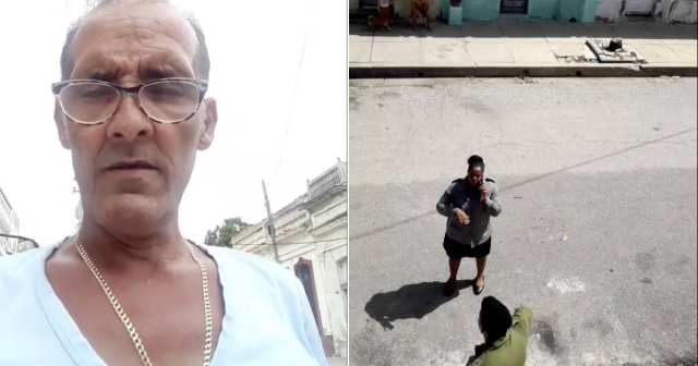 Policía amenaza a un activista cubano en Cienfuegos: "Voy a romper la puerta y a entrar"