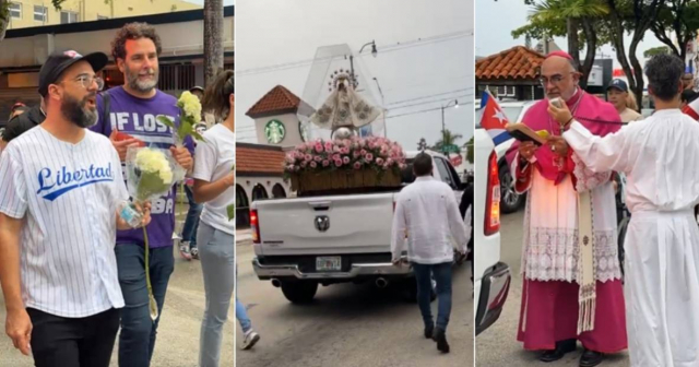 Organizan en Miami procesión de la Virgen de la Caridad por la libertad de Cuba en aniversario del 11J