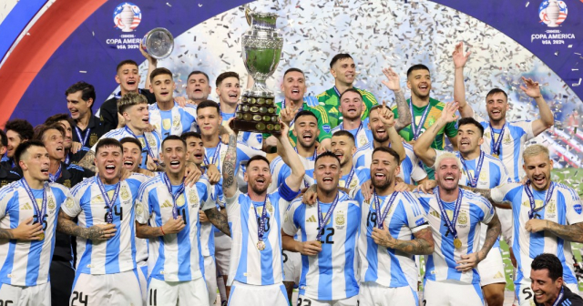 Argentina ganó la Copa América de fútbol con un Messi lesionado y entre lágrimas