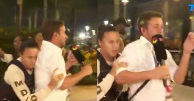 VIRAL: Policía de Miami expulsó del estadio a periodista de canal argentino de televisión en medio de caos por la final de la Copa América