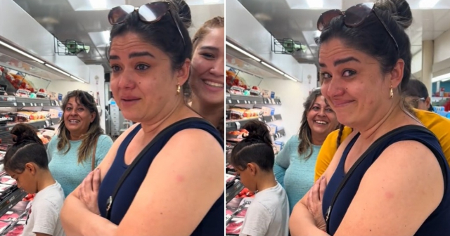 Cubana se emociona al ver comida en supermercado en Estados Unidos: "Esto sí que eriza"