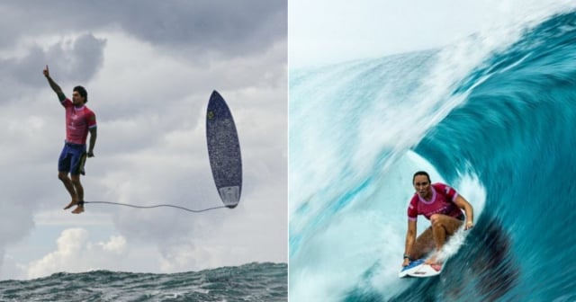 Gabriel Medina y la fotografía icónica de París 2024: Un hito en el surf olímpico