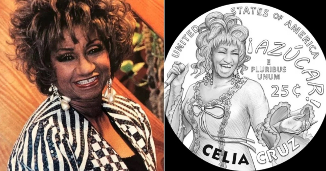 Comienzan a circular en Estados Unidos monedas con la imagen de Celia Cruz