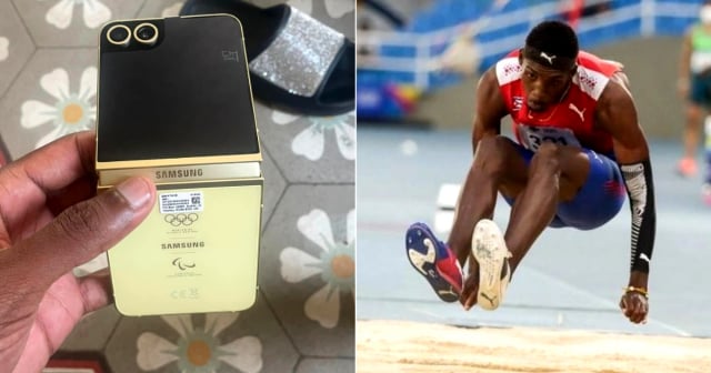 Atleta olímpico de Cuba vende teléfono obsequiado en Paris 2024